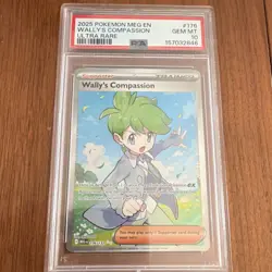 Pokemon Wally's Compassion Ultra Rare Holo Me01 Mega Evolution 176/132 PSA 10 - Image 1