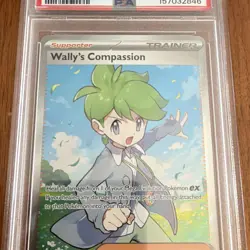 Pokemon Wally's Compassion Ultra Rare Holo Me01 Mega Evolution 176/132 PSA 10 - Image 2
