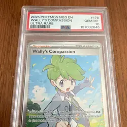 Pokemon Wally's Compassion Ultra Rare Holo Me01 Mega Evolution 176/132 PSA 10 - Image 3