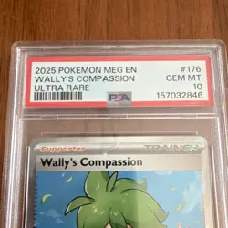 Pokemon Wally's Compassion Ultra Rare Holo Me01 Mega Evolution 176/132 PSA 10 - Image 4