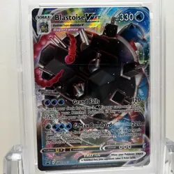 2021 POKEMON SWSH BLACK STAR PROMO #103 FULL ART/BLASTOISE VMAX- PSA 10 GEM MINT - Image 4