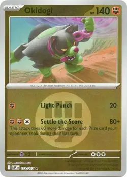 2x Okidogi (Energy Symbol Pattern, #122/217) - Revers Ascended Heroes NM Pokemon - Image 1