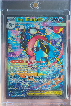 Mega Greninja EX 116/086 ME04: Chaos Rising English SIR Special Illustration - Image 1