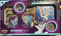 Pokemon TCG Vaporeon VMAX Premium Collection Box Sealed Unopened - Image 1
