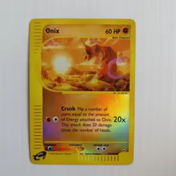 Pokemon TCG Aquapolis Reverse Holo: Onix 98/147 - Image 1