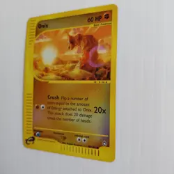 Pokemon TCG Aquapolis Reverse Holo: Onix 98/147 - Image 3