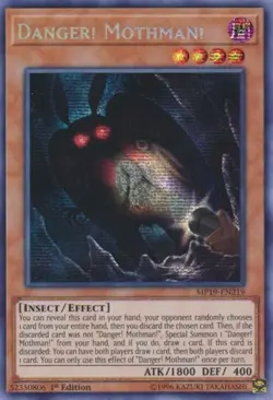 1x Danger! Mothman! | MP19-EN219 | SCR | 1st Ed | NM | YuGiOh - Image 1
