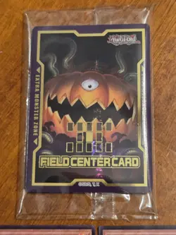 Pumpking the King of Grave Ghosts MZMU-EN001 + Field Center Promo + Chibi Yugioh - Image 4