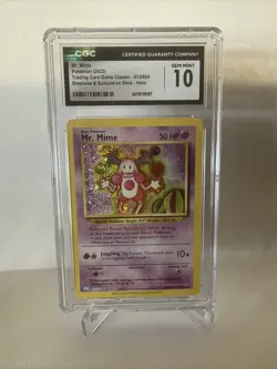 Pokemon TCG: 2023 Trading Card Game Classic #013/034 Mr. Mime CGC 10 - Image 1