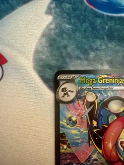 Mega Greninja EX SIR Full Art Holo Pokemon Card 116/086 CRI English Secret - Image 5