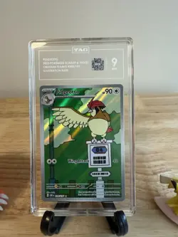 2023 Pokemon Scarlet & Violet Series - Obsidian Flames Pidgeotto #208/197 TAG 9 - Image 1