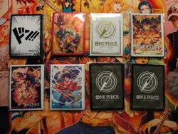 One Piece TCG Official Promo Card Sleeves (10 Count) - New/Unused - Image 1