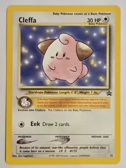 Pokemon TCG Cleffa Black Star Promo Card #31 - Image 1