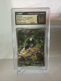 CGC 10 Pristine Shroodle 072/063 Mega Brave M1L Pokemon Card Japanese - Image 1