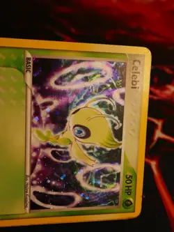 HP Pokemon CELEBI Card (Nintendo) BLACK STAR PROMO Set #029 Tin/Pack Holo Foil - Image 2