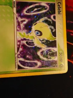 HP Pokemon CELEBI Card (Nintendo) BLACK STAR PROMO Set #029 Tin/Pack Holo Foil - Image 3