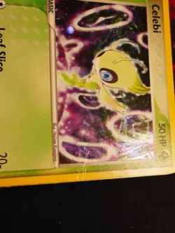 HP Pokemon CELEBI Card (Nintendo) BLACK STAR PROMO Set #029 Tin/Pack Holo Foil - Image 4
