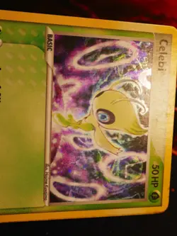 HP Pokemon CELEBI Card (Nintendo) BLACK STAR PROMO Set #029 Tin/Pack Holo Foil - Image 5