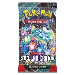Pokemon Stellar Crown Booster Pack - 10 Cards / Pack - Random Art - SEALED - Image 1