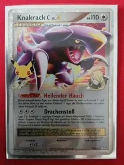 POKEMON - KNAKRACK C LV.X 145/147 - CELEBRATIONS - HOLO RARE - GER - NEAR MINT - Image 3
