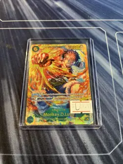 Monkey D. Luffy OP13-118 SEC Secret Rare English FOIL One Piece TCG Card - Image 1