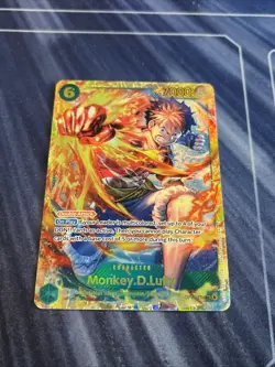Monkey D. Luffy OP13-118 SEC Secret Rare English FOIL One Piece TCG Card - Image 2