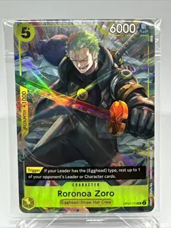 One Piece Card Game Roronoa Zoro OP07-113 (Illustration Box Vol.3) Promo - Image 1