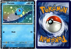 Pokemon Card - Horsea (Cosmo Holo) 137 Scarlet & Violet Promo Holo NM Mahou - Image 3