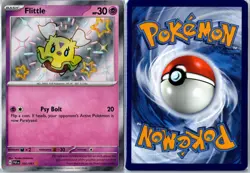 Pokemon Card - Flittle 164/091 Paldean Fates Shiny Rare Near Mint Kyoko Umemoto - Image 3