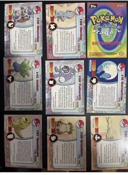 POKEMON CARDS - LOT - Vintage Topps TV Animation + 3 Foil Cards - 17 TOTAL - Image 3