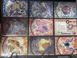 POKEMON CARDS - LOT - Vintage Topps TV Animation + 3 Foil Cards - 17 TOTAL - Image 4