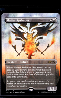 2022 MTG Magic the Gathering SLD Secret Lair Borderless #1048 Matter Reshaper LP - Image 1