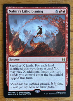 MTG Zendikar Rising, Nahiri's Lithoforming - Image 1