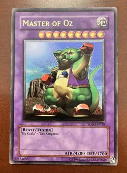 Master Of Oz SOD-EN035 Ultimate Rare Unlimited MP Yu-Gi-Oh Soul Of The Duelist - Image 1