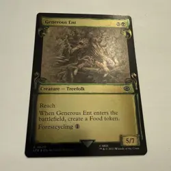Generous Ent FOIL Showcase Scroll 620Lord of the Rings LTR MTG Common Unplayed - Image 2
