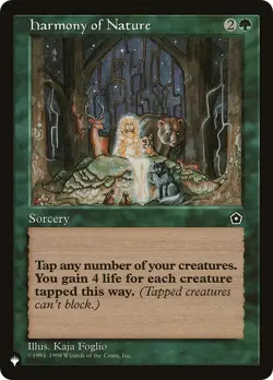 MTG Harmony of Nature - N/A / English / Near Mint - Image 1