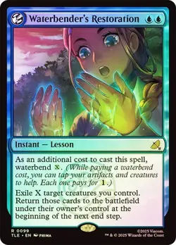 Waterbender's Restoration R 99 Foil MTG TLE Magic - Image 1
