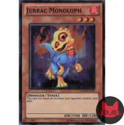Yugioh Jurrac Monoloph HA02-EN037 Super Rare NM - Image 1