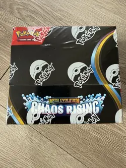 New! Chaos Rising Pokemon Mega Evolution Booster Box (36 Packs) Factory Sealed! - Image 1