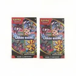Chaos Rising 2X Pokemon Booster Bundle Lot of 2 x 6-packs IN-HAND READY - Image 1