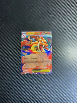 Pokemon Mega Charizard Y EX 22/217 Holo Rare Near Mint - Image 1