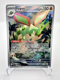 Flygon 101/094 Me02: Phantasmal Flames Holo Pokemon LP - Image 1