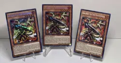 Yu-Gi-Oh! 3X Ignis Heat, The True Dracowarrior FIGA-EN053 1st Ed Secret Rare NM - Image 1