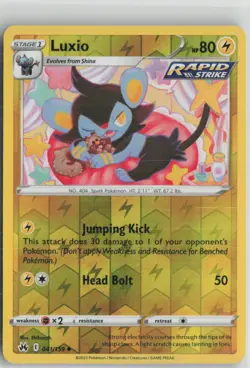 Luxio 041/159 Uncommon Crown Zenith Pokemon Reverse Holo Near Mint - Image 1