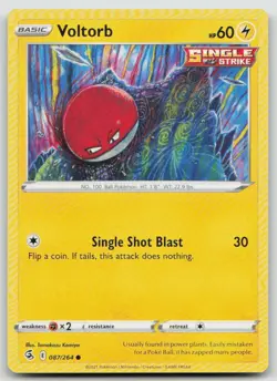 Voltorb 087/264 Common Fusion Strike Pokemon Near Mint - Image 1