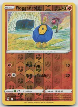 Roggenrola 086/203 Common Evolving Skies Pokemon Reverse Holo Lightly Played - Image 1