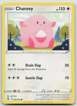 Chansey 202/264 Common Fusion Strike Pokemon NM - Image 1