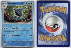 Sharpedo 043/162 Uncommon Temporal Forces Pokemon Reverse Holo NM - Image 3