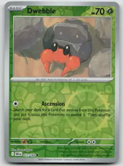 Dwebble 011/182 Common Destined Rivals Pokemon Reverse Holo NM - Image 1