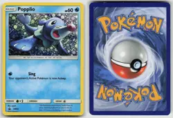 Popplio (General Mills Promo) SM03 Holo Pokemon Holo MP - Image 3
